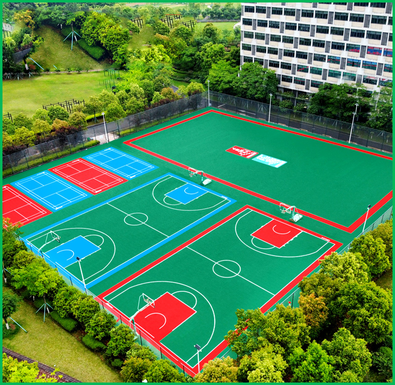 籃球場拼裝運(yùn)動地板